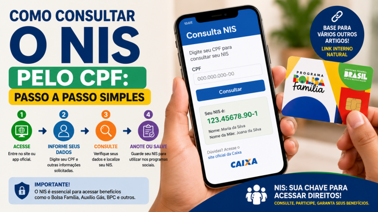 Como consultar o NIS pelo CPF: passo a passo simples