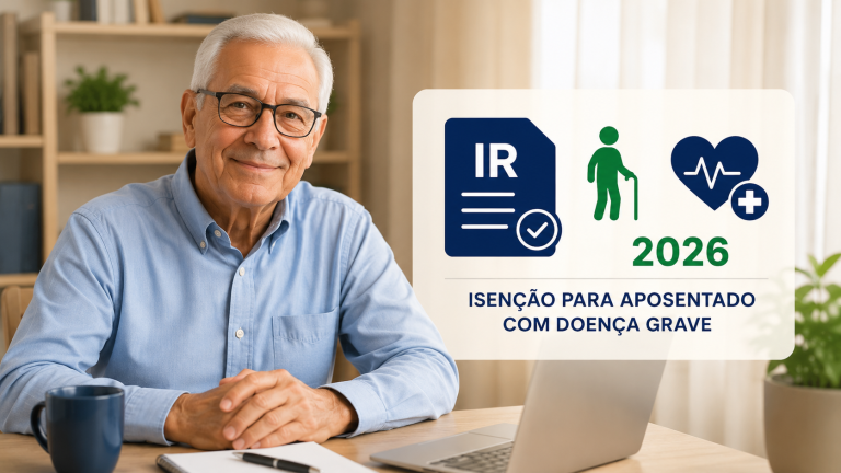 Isenção de IR para aposentado com doença grave 2026: como funciona