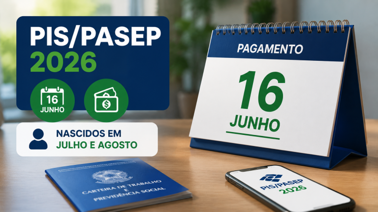 PIS/PASEP: pagamento de 16 de junho para quem nasceu em julho e agosto