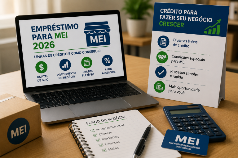 Empréstimo para MEI 2026: linhas de crédito e como conseguir