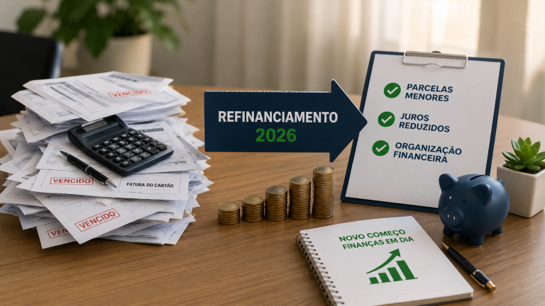Refinanciamento de dívidas 2026: como funciona e quando vale a pena