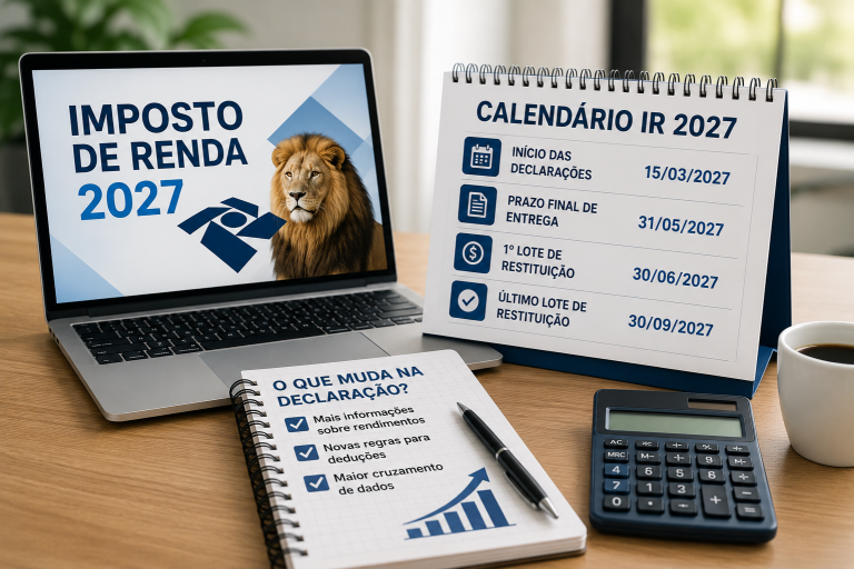 Calendário do IR 2027: quando começa e o que muda na declaração