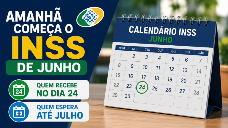 Amanhã começa o INSS de junho: quem recebe no dia 24 e quem espera até julho