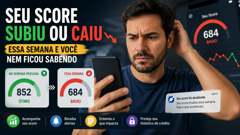 Seu score subiu ou caiu essa semana e você nem ficou sabendo
