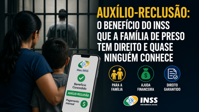 Auxílio-reclusão: o benefício do INSS que a família de preso tem direito e quase ninguém conhece