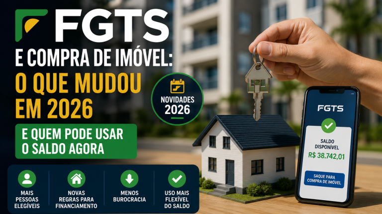 FGTS e compra de imóvel: o que mudou em 2026 e quem pode usar o saldo agora